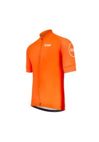 KEADA SPORTS - Męska koszulka kolarska z krótkim rękawem – Pomarańczowa. Kolor: pomarańczowy. Długość rękawa: krótki rękaw. Długość: krótkie. Sport: kolarstwo