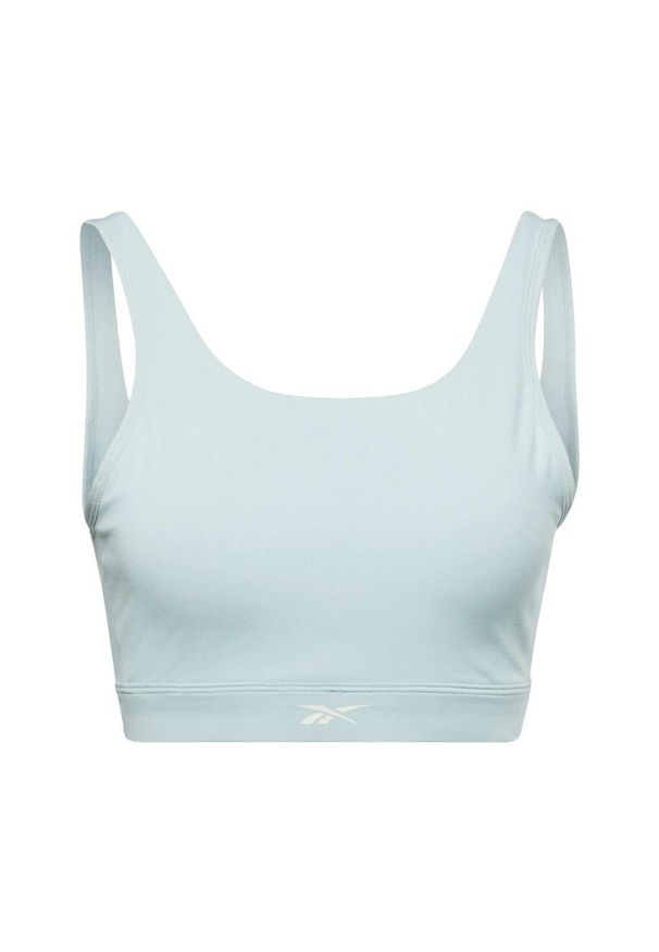 Biustonosz dla kobiet Reebok Yoga. Kolor: niebieski. Sport: fitness