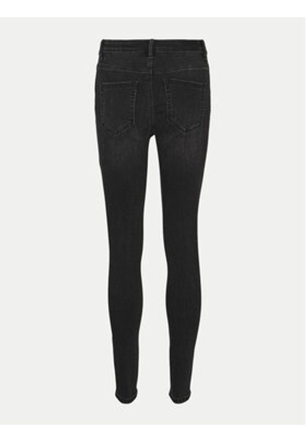 Vero Moda Jeansy Flash 10298722 Czarny Skinny Fit. Kolor: czarny