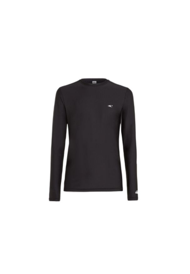 Koszulka pływacka z długim rękawem O'Neill Essentials. Kolor: czarny. Materiał: skóra. Długość rękawa: długi rękaw. Długość: długie