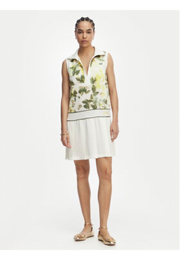 Liu Jo Sukienka letnia TA6259 T358A Zielony jasny Regular Fit. Kolor: zielony. Materiał: syntetyk. Sezon: lato