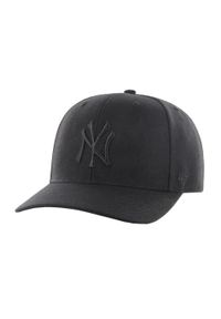 47 Brand - Czapka z daszkiem New York Yankees - Snapback - MVP Woolblend - Regulowana. Kolor: czarny #1