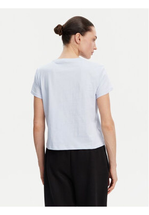 DKNY T-Shirt DP4T1035 Błękitny Regular Fit. Kolor: niebieski. Materiał: bawełna