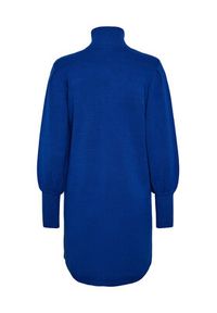 YAS Sukienka dzianinowa 26030696 Niebieski Regular Fit. Kolor: niebieski. Materiał: dzianina, wiskoza #3