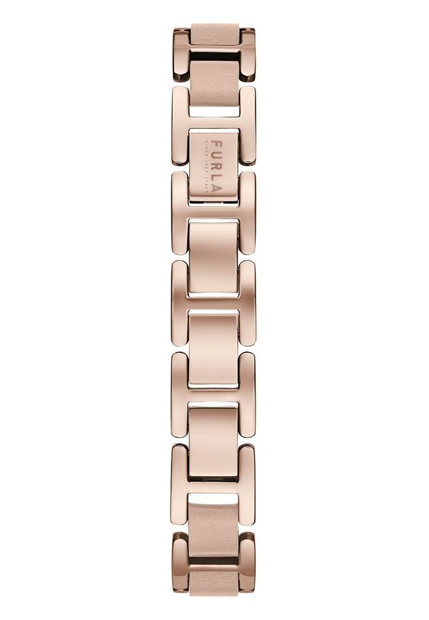 Furla - FURLA - Zegarek WW00004013L3. Kolor: złoty. Materiał: materiał