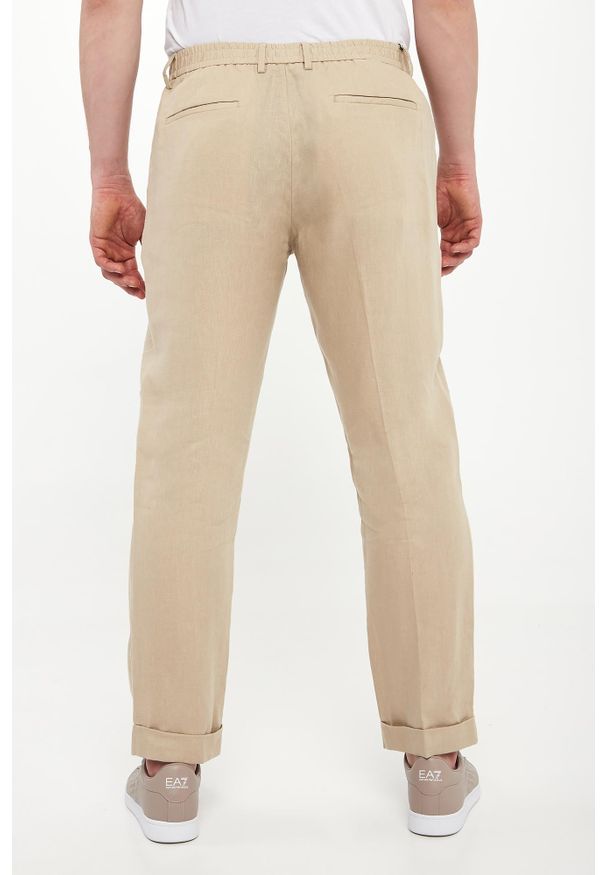 Liu Jo - Spodnie męskie lniane LIU JO. Materiał: len