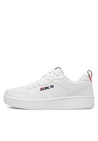 skechers - Skechers Sneakersy Sport Court 92 237188/WNVR Biały. Kolor: biały. Materiał: skóra. Model: Skechers Sport #2