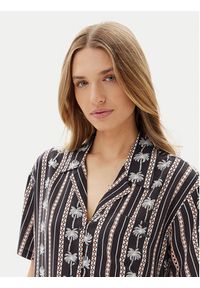 Volcom Koszula Sun Stunner B0412500 Czarny Boxy Fit. Kolor: czarny. Materiał: wiskoza #5