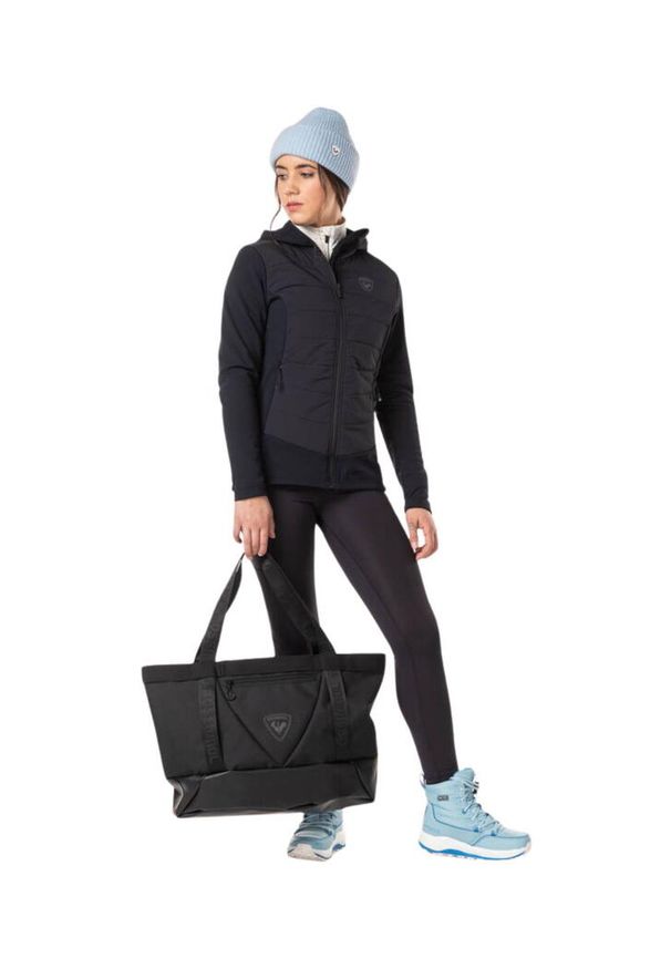 Bluza Rossignol damska W Classique Hybrid Clim czarna. Kolor: czarny