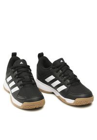 Adidas - adidas Buty halowe Ligra 7 Kids FZ4681 Czarny. Kolor: czarny. Materiał: materiał