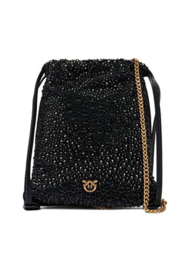 Pinko - PINKO Torebka Slouchy Coulisse Baby AI 25-26 PCPL 105409 A2WF Czarny. Kolor: czarny