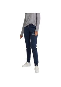 Spodnie turystyczne damskie Superdry Applique. Kolor: niebieski. Materiał: bawełna, poliester. Sezon: lato. Sport: turystyka piesza #1