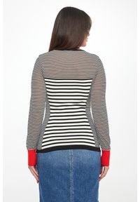 Elisabetta Franchi - Sweter damski w paski ELISABETTA FRANCHI. Wzór: paski #2