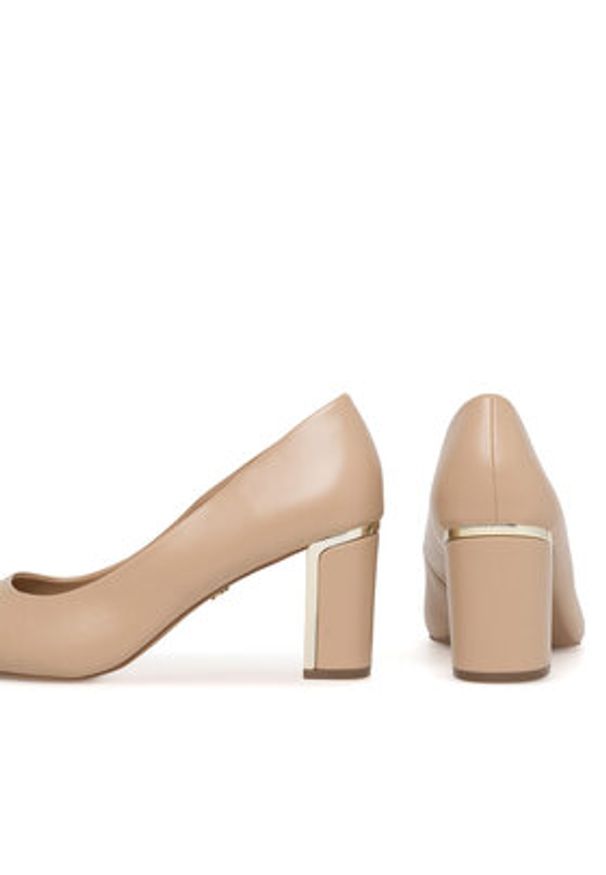 Nine West Czółenka ALF10348 Beżowy. Kolor: beżowy. Materiał: syntetyk