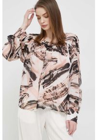 DKNY - Dkny bluzka damska wzorzysta. Materiał: tkanina, materiał #4