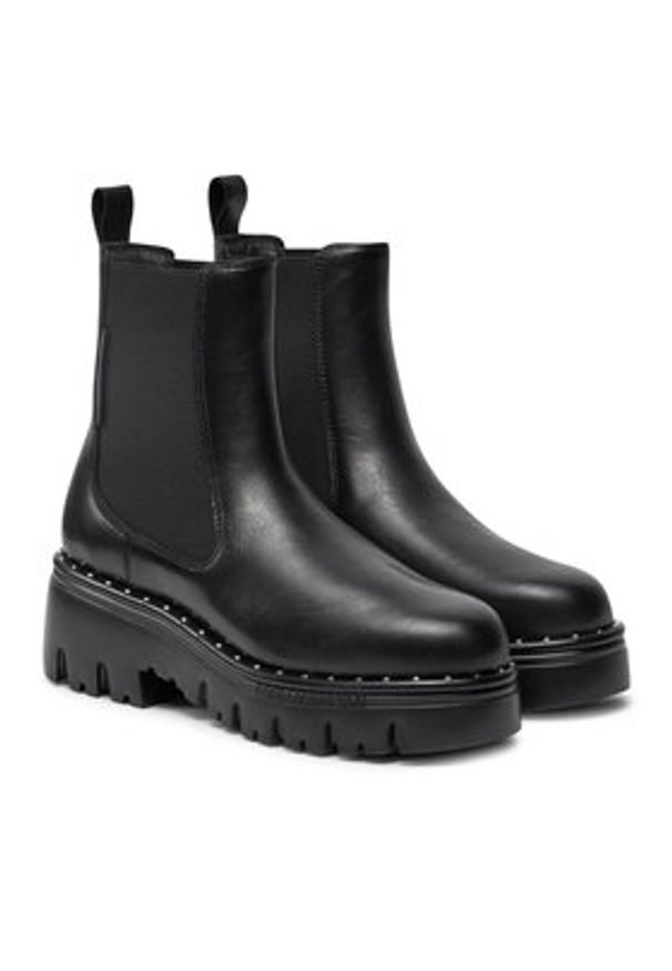 Karl Lagerfeld - KARL LAGERFELD Sztyblety KL45344 Czarny. Kolor: czarny. Materiał: skóra