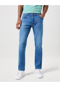 Wrangler - WRANGLER GREENSBORO MĘSKIE SPODNIE JEANSOWE DŻINSY RUSTIC W112352644