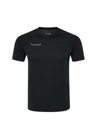 Koszulka termoaktywna dla dorosłych Hummel First Performance Jersey S/S. Kolor: czarny. Materiał: jersey. Sport: fitness, piłka ręczna