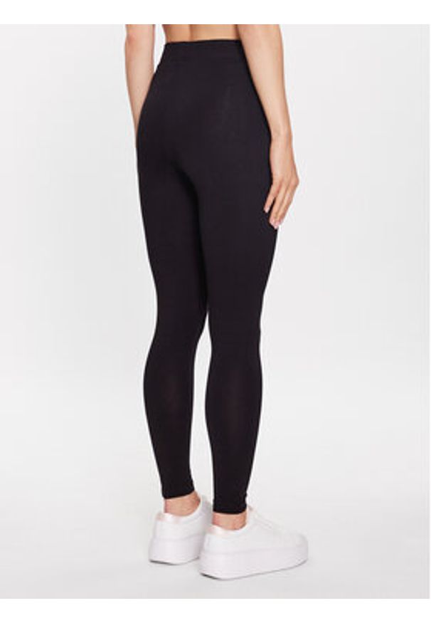 4f - 4F Legginsy 4FSS23TTIGF063 Czarny Slim Fit. Kolor: czarny. Materiał: bawełna