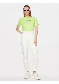 Tommy Jeans T-Shirt Serif Linear DW0DW15049 Zielony Regular Fit. Kolor: zielony. Materiał: bawełna #4
