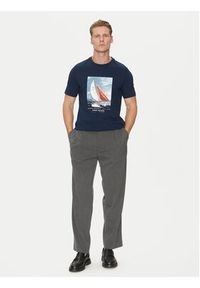 TOMMY HILFIGER - Tommy Hilfiger T-Shirt Color Photo Print MW0MW38615 Granatowy Regular Fit. Kolor: niebieski. Materiał: bawełna. Wzór: nadruk #2