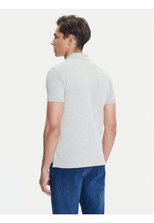 Polo Ralph Lauren Polo 710536856463 Szary Slim Fit. Typ kołnierza: polo. Kolor: szary. Materiał: bawełna