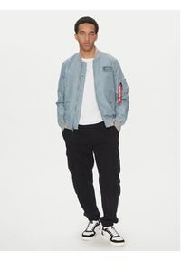 Alpha Industries Kurtka bomber MA-1 TTC Two Tone 126101 Niebieski Regular Fit. Kolor: niebieski. Materiał: syntetyk #4