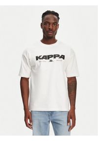 Kappa T-Shirt Nhisso 351S5MW Biały Regular Fit. Kolor: biały. Materiał: bawełna
