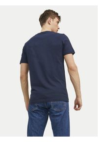 Jack & Jones T-Shirt Archie 12217167 Granatowy Regular Fit. Kolor: niebieski. Materiał: bawełna #3