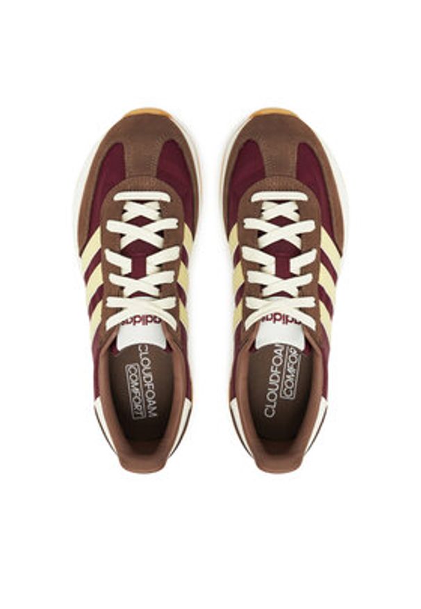 Adidas - adidas Sneakersy RUN 70s 2.0 JQ9589 Bordowy. Kolor: czerwony. Materiał: materiał. Sport: bieganie