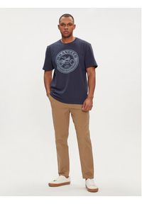 Wrangler T-Shirt Americana 112352841 Granatowy Regular Fit. Kolor: niebieski. Materiał: bawełna #3