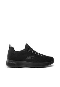 skechers - Skechers Sneakersy Dynamight 58360/BBK Czarny. Kolor: czarny. Materiał: materiał #1