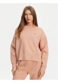 Lacoste Bluza SF5614 Pomarańczowy Oversize. Kolor: pomarańczowy. Materiał: bawełna