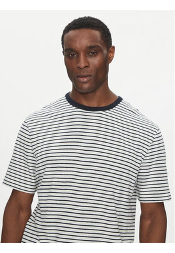 BOSS T-Shirt 50537498 Granatowy Regular Fit. Kolor: niebieski. Materiał: bawełna