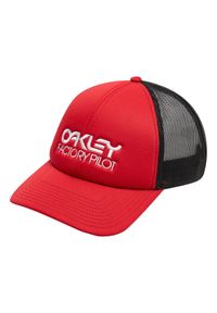 Czapka z daszkiem męska Oakley Factory Pilot Trucker Hat. Kolor: czerwony