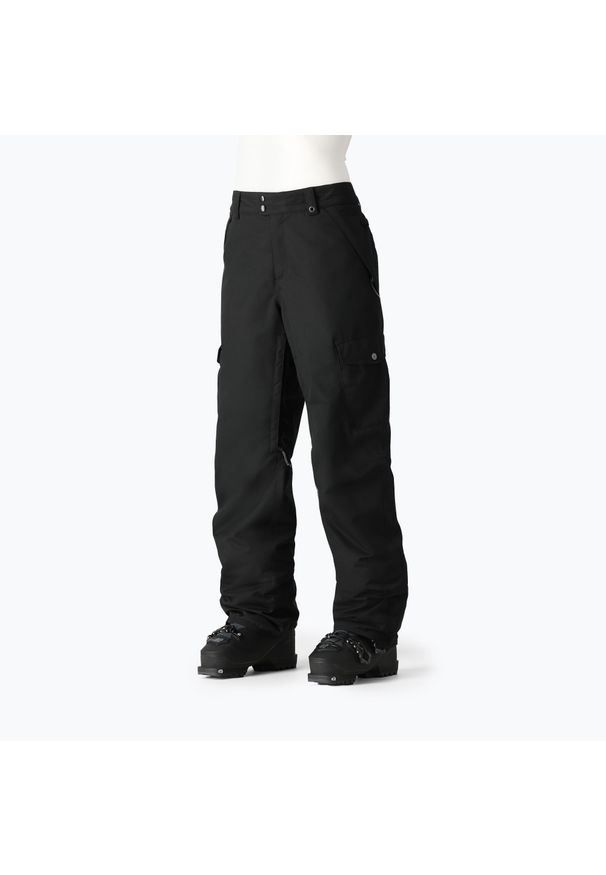 GEOLOGIC - Spodnie snowboardowe damskie 686 Aura Cargo. Kolor: czarny. Sezon: zima. Sport: snowboard