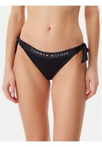 TOMMY HILFIGER - Tommy Hilfiger Dół od bikini UW0UW04497 Czarny. Kolor: czarny. Materiał: syntetyk