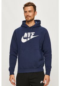 Nike Sportswear - Bluza. Typ kołnierza: kaptur. Kolor: niebieski. Materiał: dzianina #1