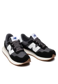 New Balance Sneakersy GS237PF Czarny. Kolor: czarny. Materiał: materiał #2