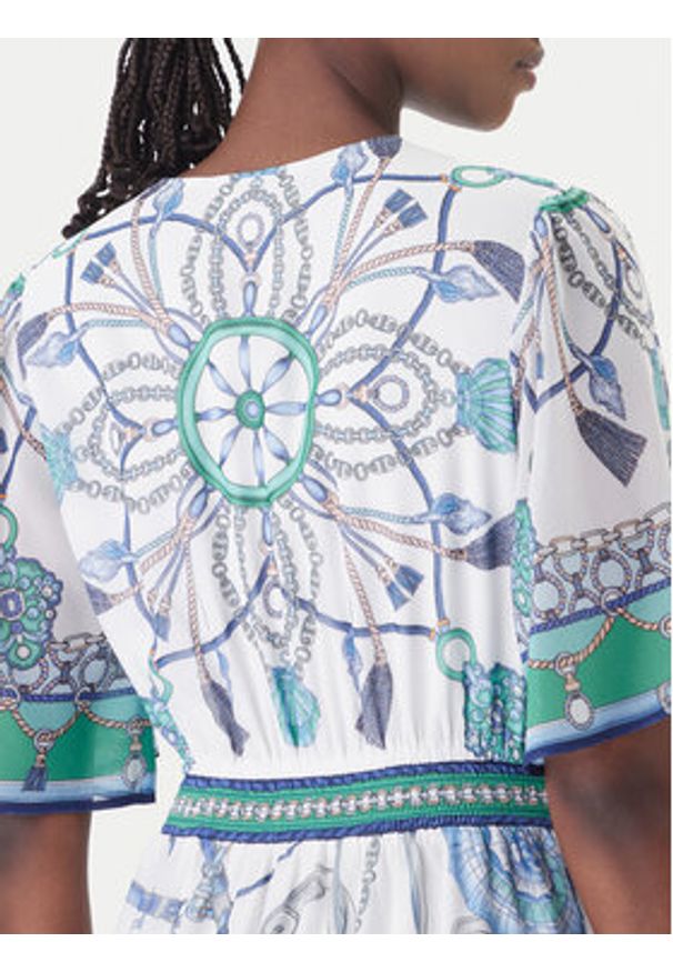 Hale bob - Hale Bob Sukienka letnia with silk Neve 61SG674A Kolorowy Regular Fit. Materiał: wiskoza. Wzór: kolorowy. Sezon: lato