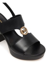MICHAEL Michael Kors Sandały Erin Platform 40S6ERHS1L Czarny. Kolor: czarny. Materiał: skóra. Obcas: na platformie #3