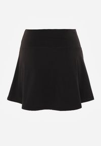 Renee - Czarne Tenisowe Spódnico-Spodenki z Elastycznego Materiału Natennia. Okazja: na co dzień. Kolor: czarny. Materiał: materiał. Styl: casual, sportowy #4