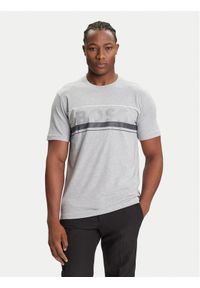 BOSS T-Shirt Iconic Zone 50550113 Szary Regular Fit. Kolor: szary. Materiał: bawełna