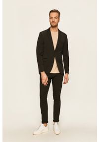 Tailored & Originals - Spodnie. Kolor: czarny. Materiał: elastan, poliester, dzianina, wiskoza. Wzór: gładki #3