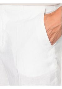 United Colors of Benetton - United Colors Of Benetton Szorty materiałowe 4AGH59548 Écru Regular Fit. Materiał: len #4