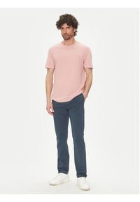 BOSS Chinosy 50536840 Niebieski Slim Fit. Kolor: niebieski. Materiał: bawełna