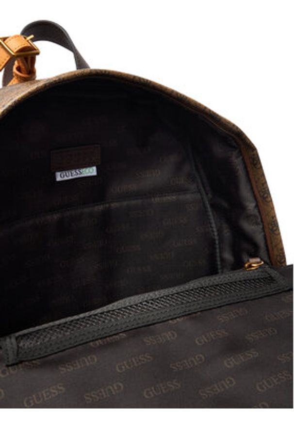 Guess Plecak HMMILO P5219 Brązowy. Kolor: brązowy. Materiał: skóra