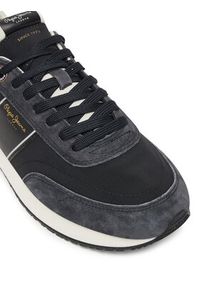Pepe Jeans Sneakersy Buster Serie M PMS600008 Czarny. Kolor: czarny. Materiał: zamsz, skóra #5