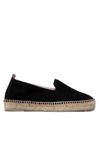 Manebi Espadryle Slippers W K 1.0 N0 Czarny. Kolor: czarny. Materiał: skóra, zamsz