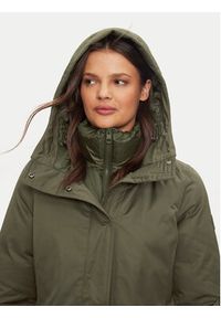 TOMMY HILFIGER - Tommy Hilfiger Parka WW0WW43121 Khaki Regular Fit. Kolor: brązowy. Materiał: bawełna #7